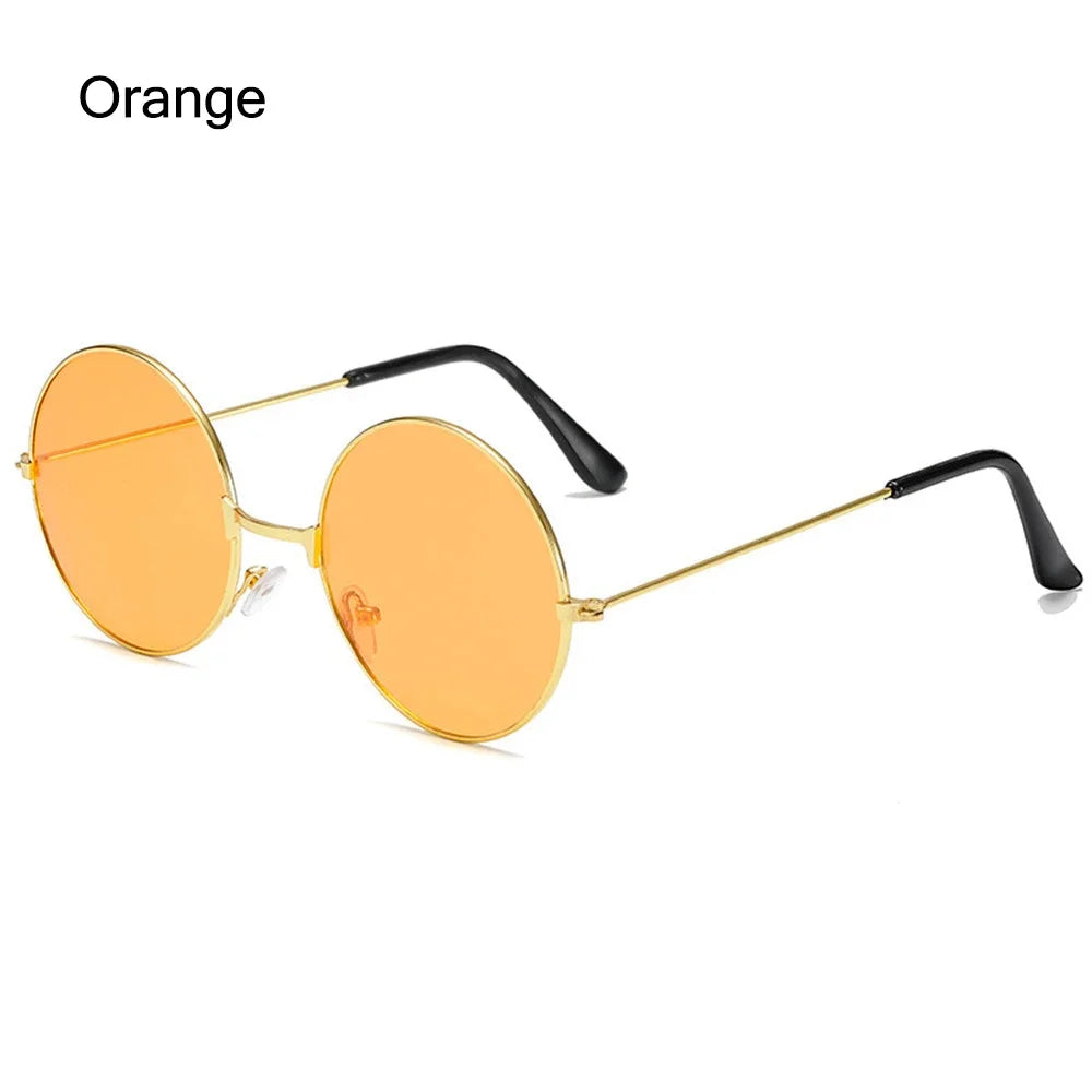 1PC Vintage Small Frame Shades Retro Oval Black Sunglasses Unisex Luxury Brand Designer Pink Sun Glasses Female Travel Eyewear