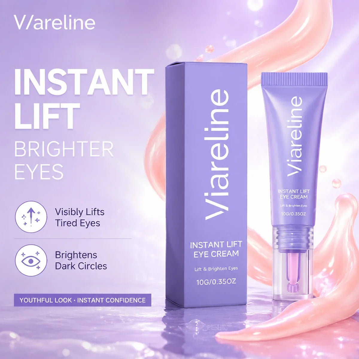 Instant Lift Eye Cream Collagen Eye Brightening Moisturizer Hydrating Under Eye Care For Dark Circles Dryness Eye Skin Care