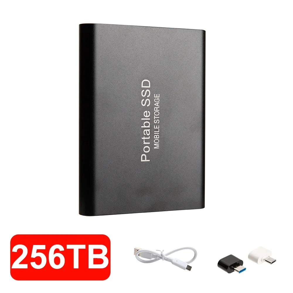 16TB High‑speed Portable External SSD USB 3.1 Type‑c External Hard