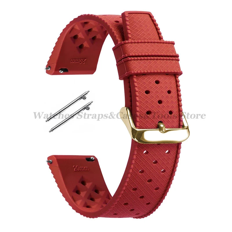 Samsung Galaxy Watch 7, 6, 5, 4 & FE Tropic-Style Silicone Band