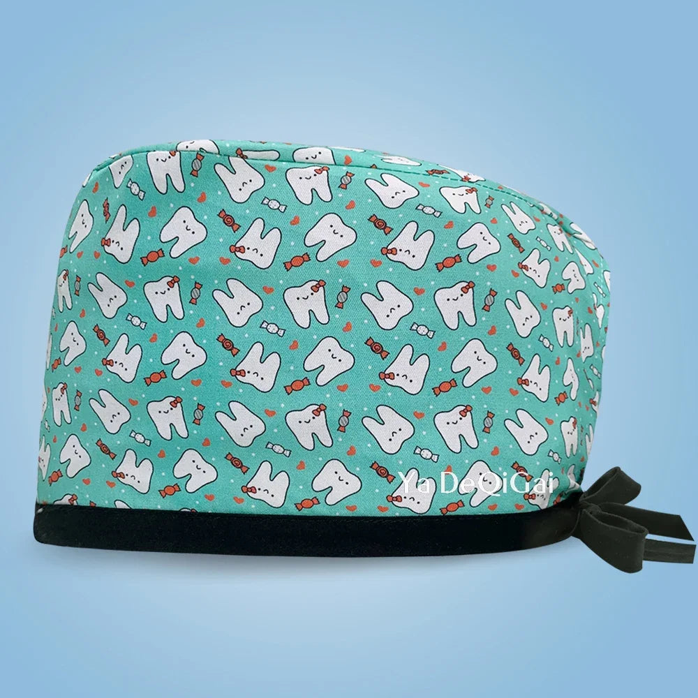 Gorro Quirúrgico Estampado de Dibujos Animados