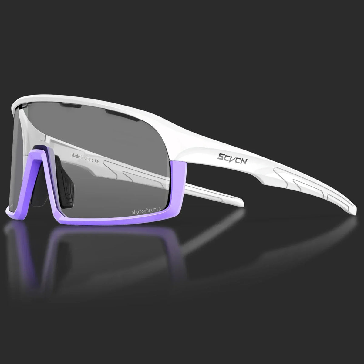 SCVCN Photochromic Glasses Cycling Sunglasses UV400 Hiking Goggles Men Outdoor Sports Glasses Women Driving Bicycle Bike Eyewear