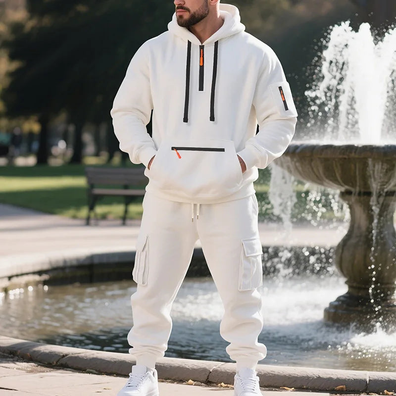 Conjunto deportivo de forro polar FleeceFlex para hombre - Otoño/Invierno