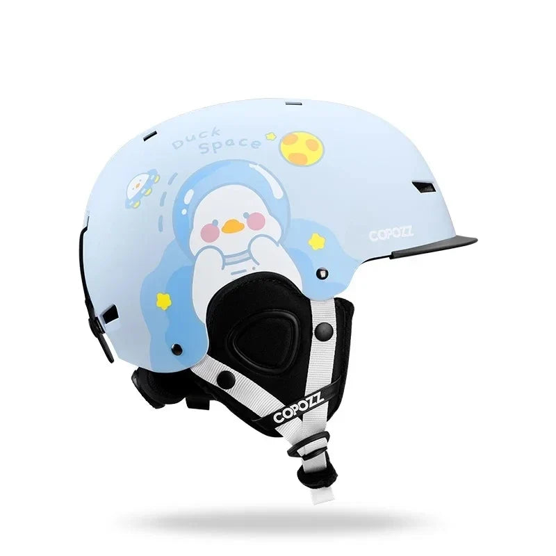 Protect Your Little Ones Cartoon Kids Ski Helmet