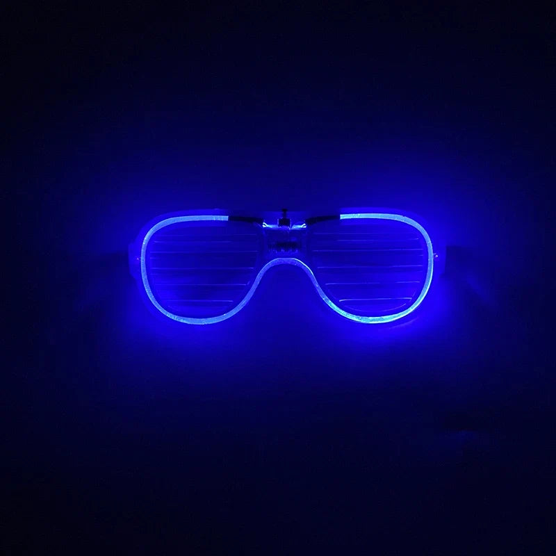 Funny LED Light Up Flashing Party Noodle Bridal Headband LED Glasses Girls Noodle Hair Bachelorette Party Rave Costume Dress Up