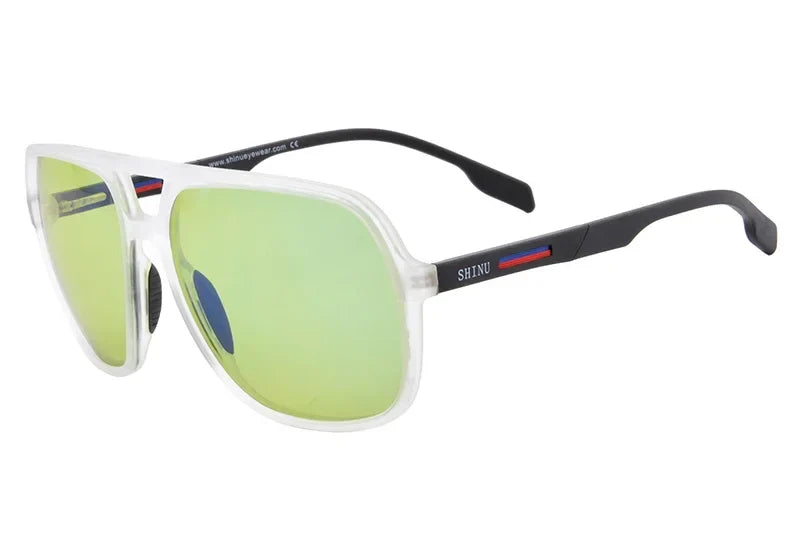Men Sunglasses Polarized Tr90  Vintage Anti-Uv Driving  Black Goggles Eyewear Rectangle Shades Sun Glassed For Men Custom