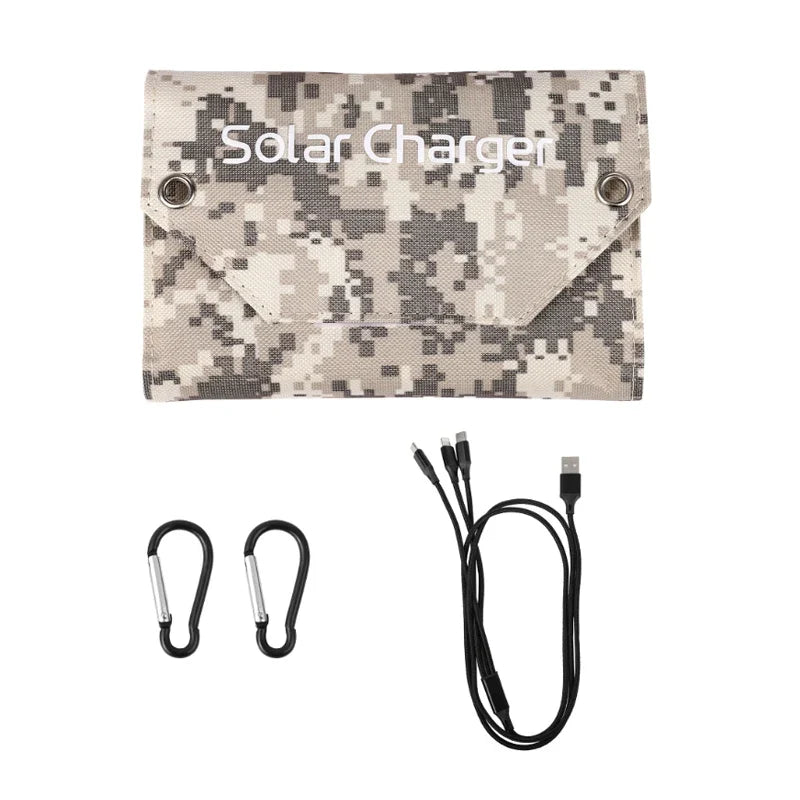100w/80w/60w Foldable Solar Panel 5V USB Portable Folding Bag for Cell