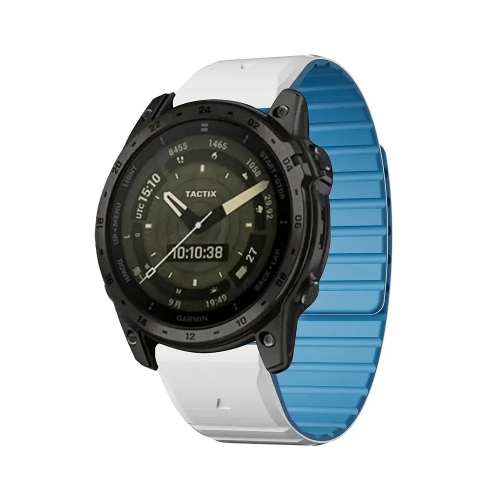 Garmin QuickFit 22/26mm Two-Tone Silicone Magnetic Wrap Band