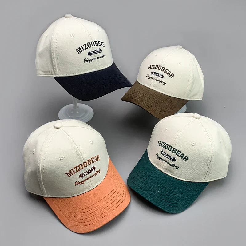 Embroidered Letter Baseball Caps