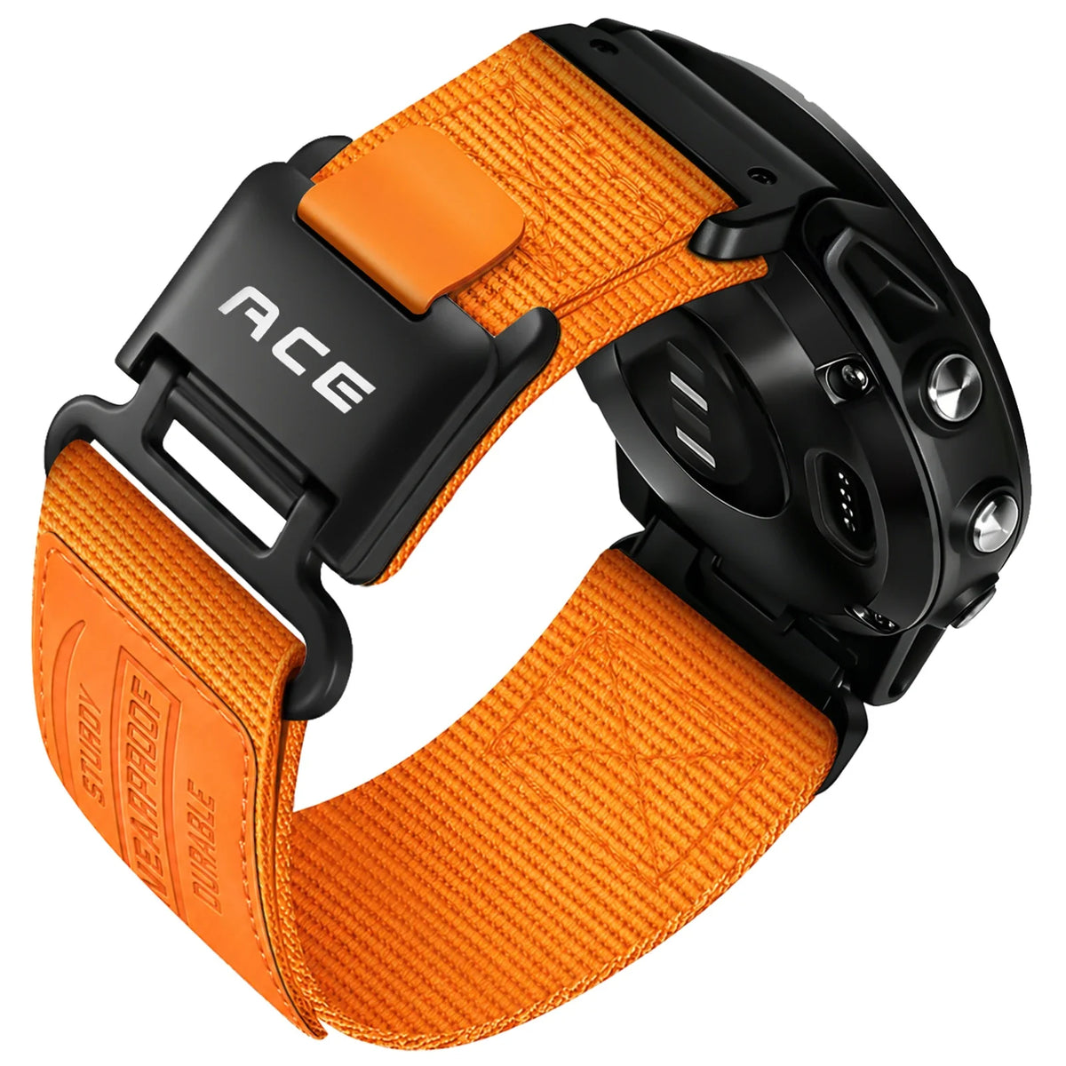 Garmin QuickFit 22/26mm Rugged Nylon Band with Magnetic Buckle