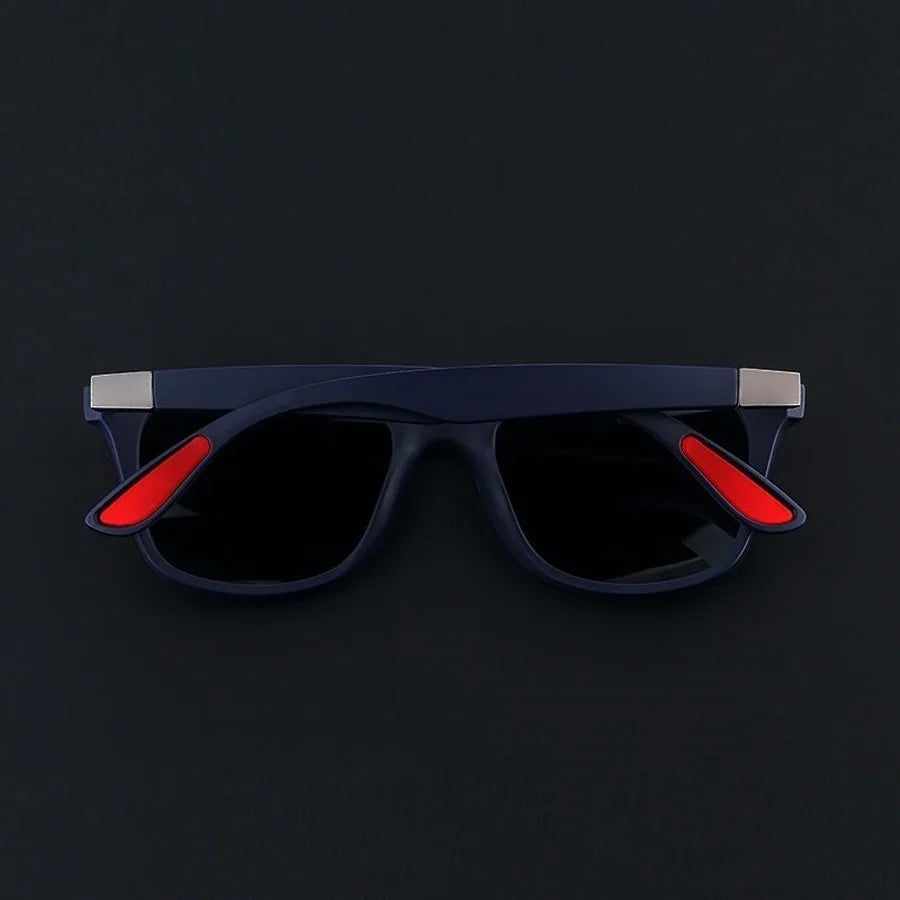 1-2-3PCS Fashion Vintage Square Unisex Driving Fishing Sunglasses Men Women Luxury Brand Designer Sun Glasses Anti-Glare Eyewear