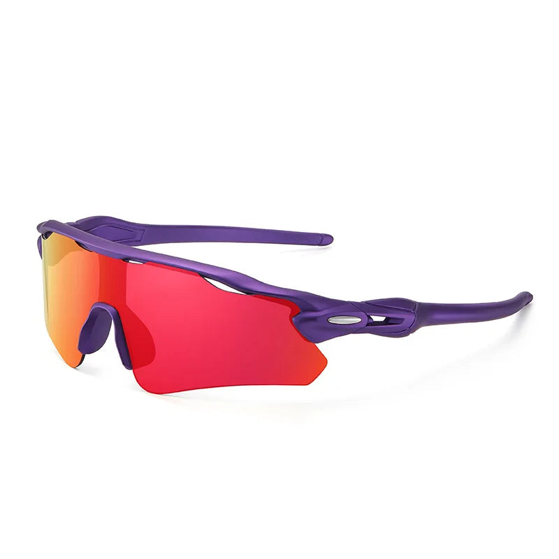 Cycling Sunglasses Men UV Blocking Windproof Marathon Climbing Goggles Sports Eyewear for Outdoor Activities