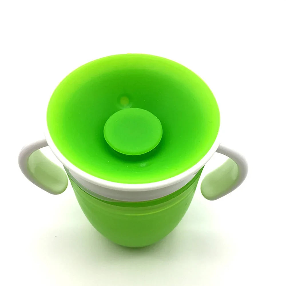 360 Degrees Can Be Rotated Baby Learning Drinking Cup with Double