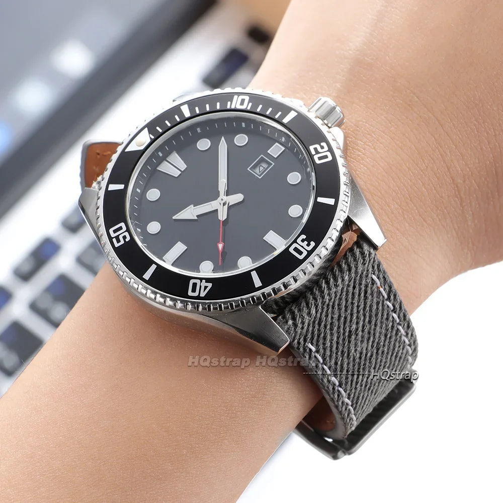 Samsung Galaxy Watch 7, 6, 5, 4 & FE Denim Band with Leather Lining