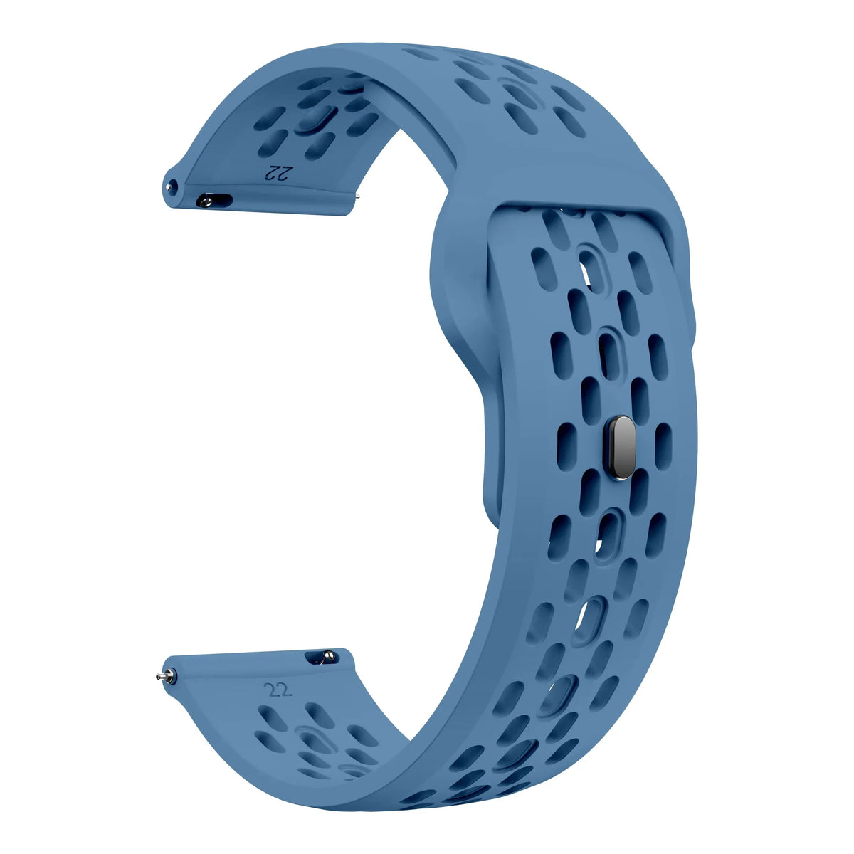 Garmin 18/20/22mm Quick Release Perforated Silicone Sport Band with Tuck Closure