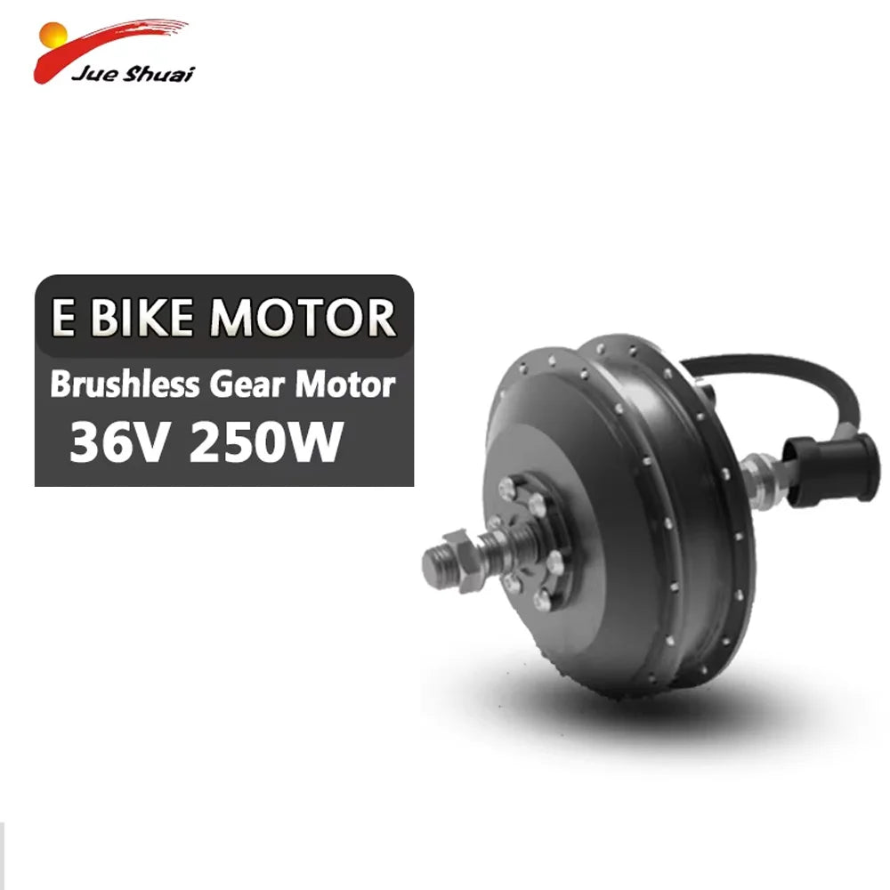 Electric Bike Motor Wheel 36V 250W 350W 500W Brushless Gear Hub Motor Front Rear 20"24"26"27.5"28"29"700C E Bike Motor Wheel