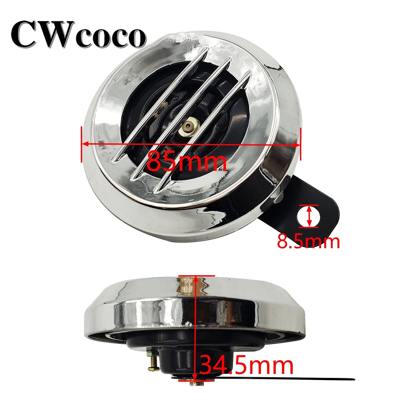 60V 0.2A 100dB Electric Scooter Electric Horn Kits For Citycoco Electric Scooter Harley Electric Scooter Waterproof Loud Horn