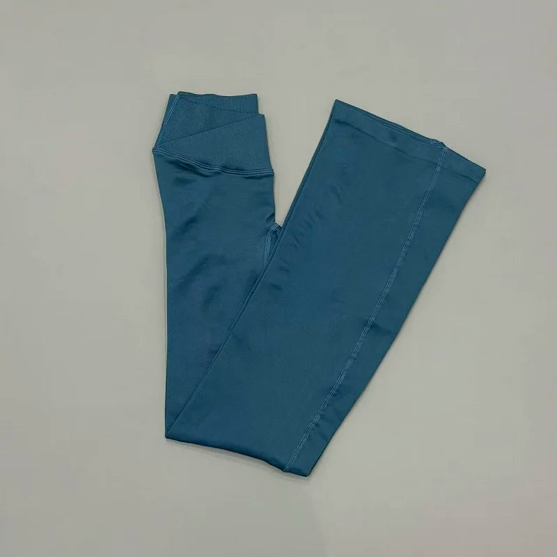 HISTELLO Seamless Flare Yoga Leggings
