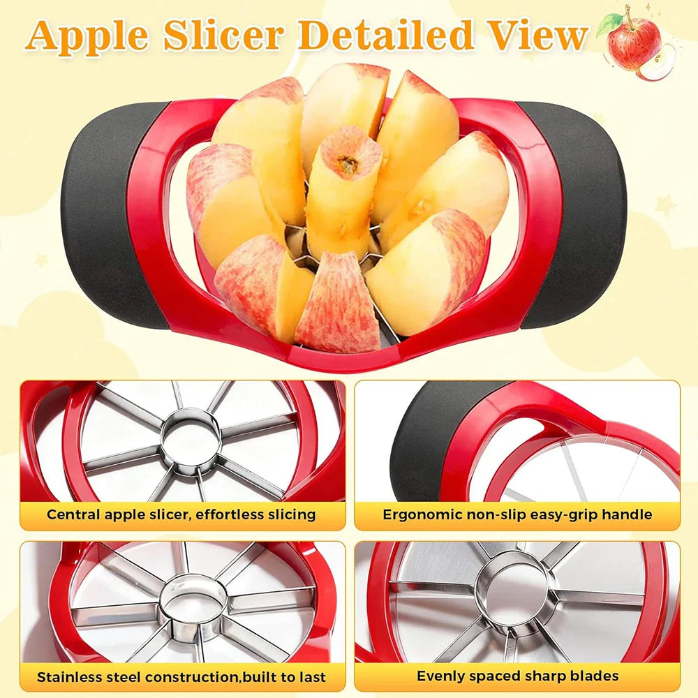 Stainless Steel Apple Slicer And Corer Multifunction Kitchen Tool