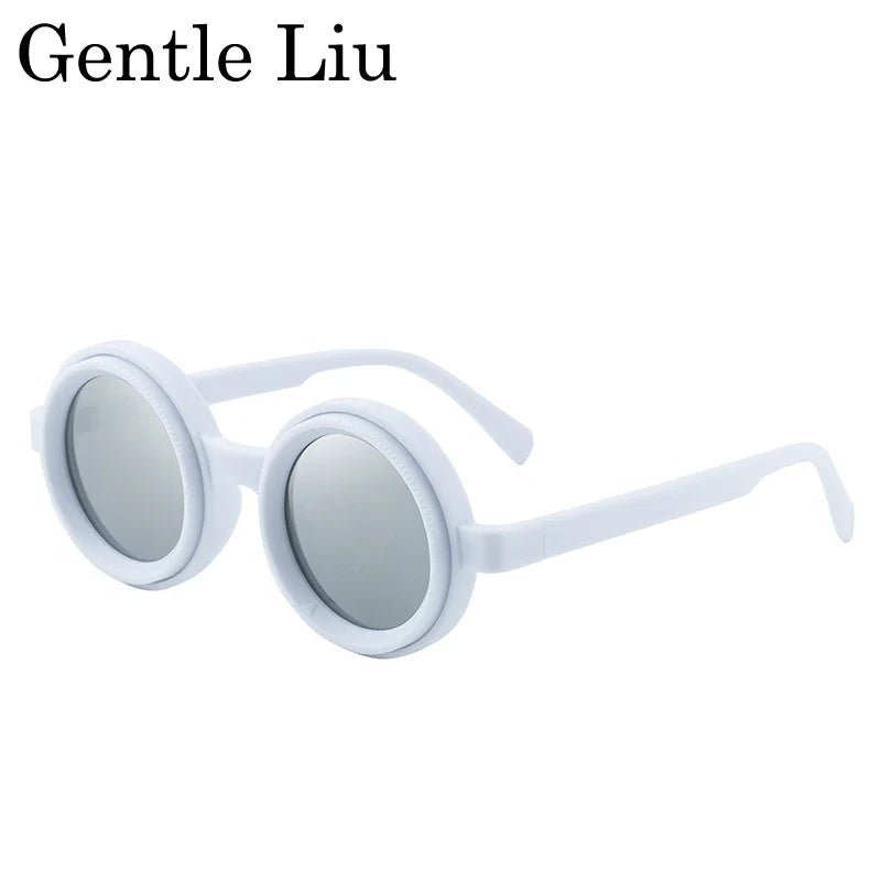 ND9 Adjustable Dimming Polarized Round Sunglasses Men 2026 Luxury Brand Punk Fishing Sun Glasses Outdoor Eyewear UV400 Shades