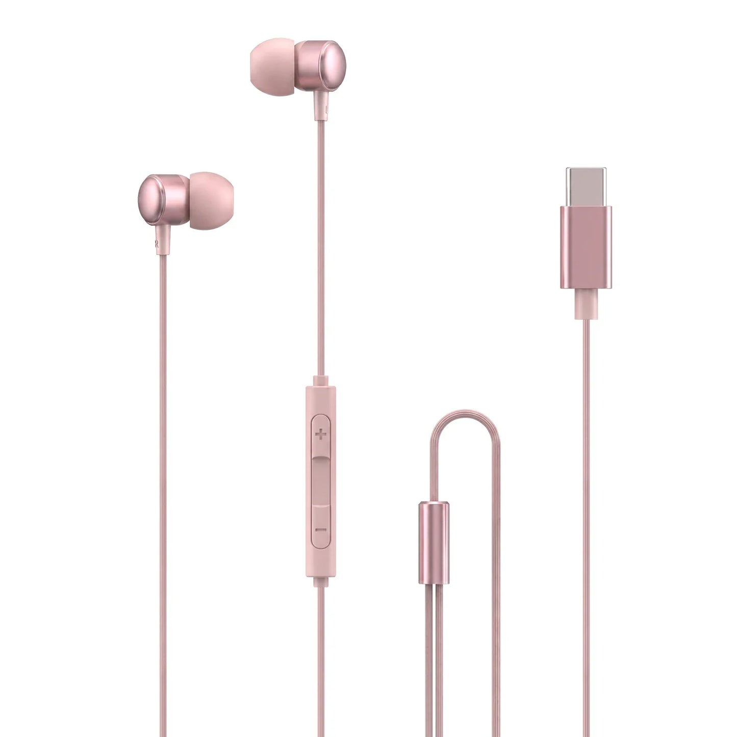 Noise Reduction Wired Headphones Type C Wired Earphones With HD Mic Earbuds For Xiaomi Realme Samsung Galaxy S25 S24 S23 S22 S21