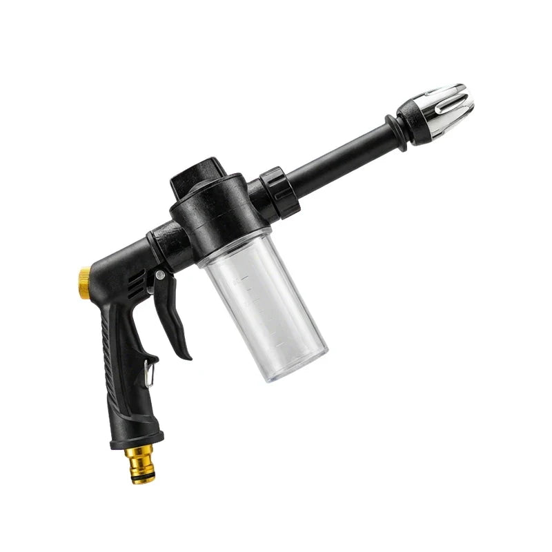 High Pressure Car Wash Foam Gun with Adjustable Nozzle, Detachable Soap Bottle, Household Water Hose Sprayer Nozzle for Car Clea