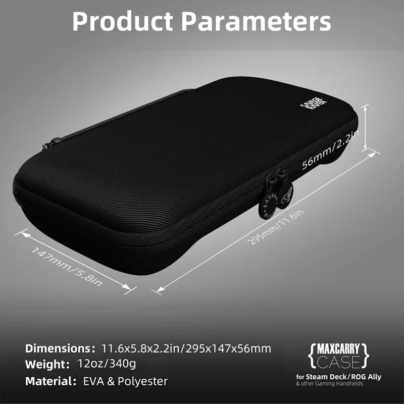 New Savage Raven by Skull & Co. EDC Carrying Case for 2025 Switch 2 ortable Hard Shell Storage Bag for NSW 2 Game Console