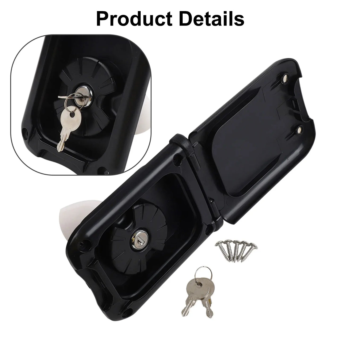 Camping Water Supply White RV Water Fill Outdoor Construction Outdoor Use Robust Material Construction Secure Access Mechanism