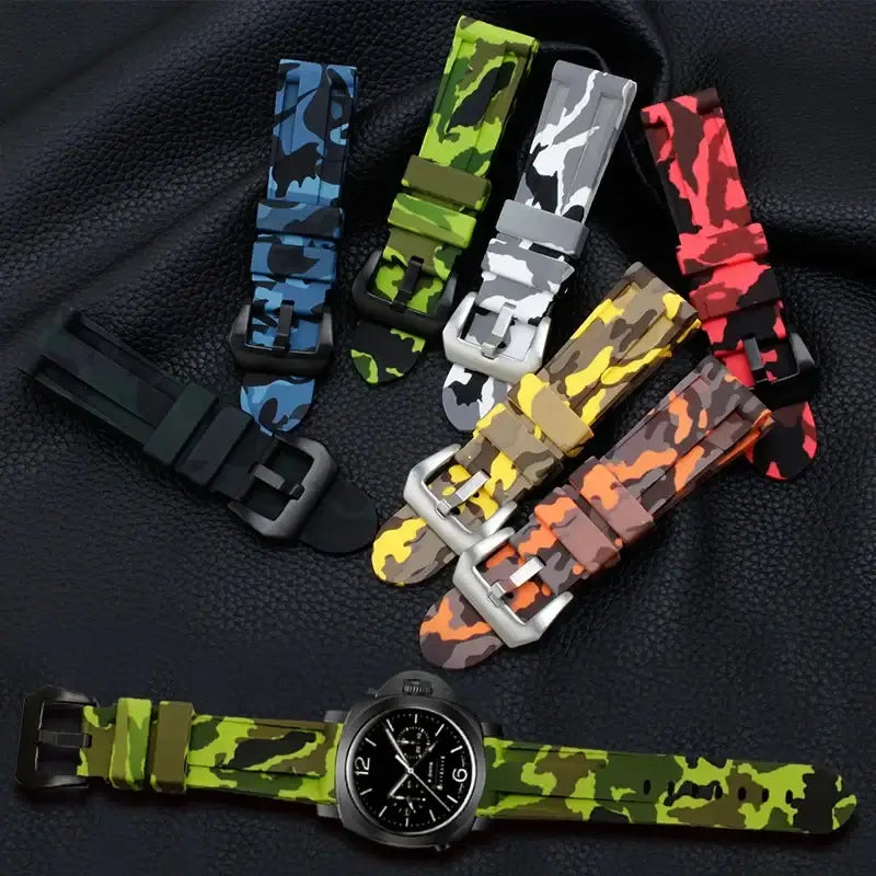 Huawei Watch & Watch GT Camouflage Silicone Buckle Band
