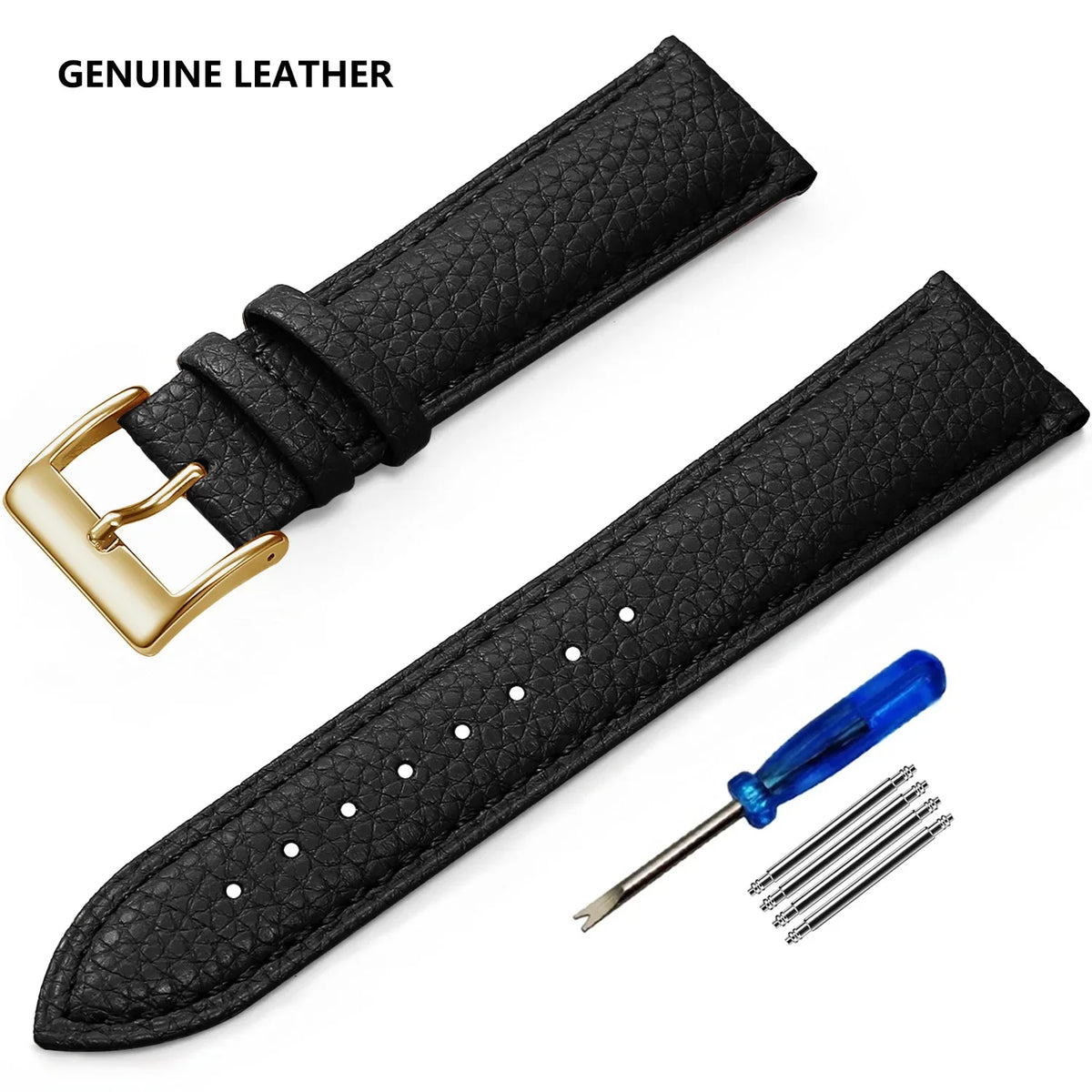 Polar Vantage, Grit X & Ignite Grained Leather Band, Spring Bars & Tool