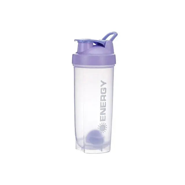 500/700ml Portable Sports Bottle with Powder Case
