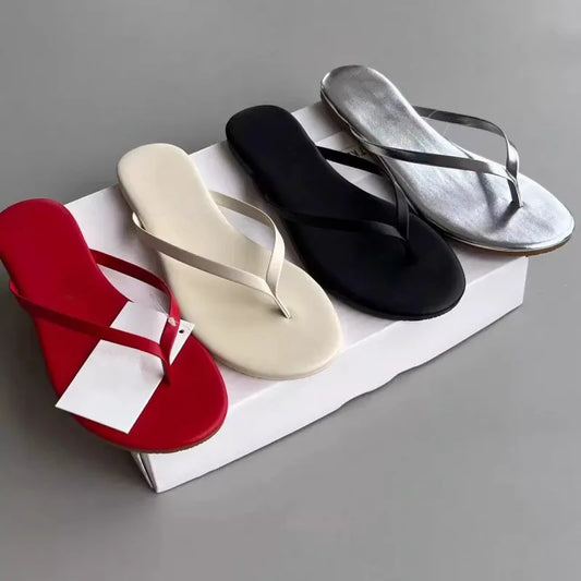 2025 new Spring/summer/women slippers candy-colored beach sandals outdoor wild fashion ladies flip flops