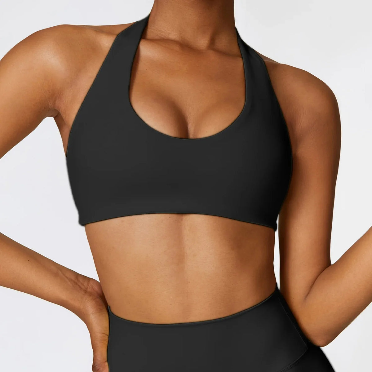 Moisture Wicking Workout Top with Support