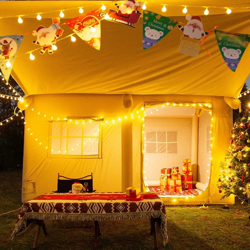 Outdoor Hot Selling Good Quality Camping Tent Large Space Inflatable Tent For Glamping Without Poles