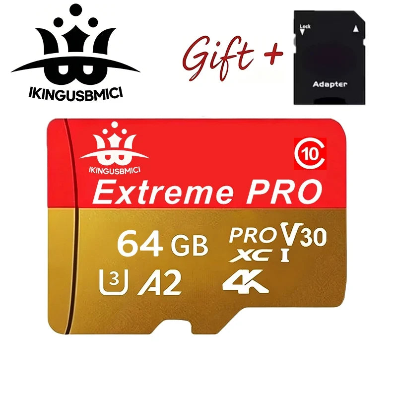 Speed Boost TF Cards SD Cards Memory Card Micro TF Card 32GB 64GB 128GB 256GB V60 Full HD Waterproof Waterproof for Mac Phone Ta