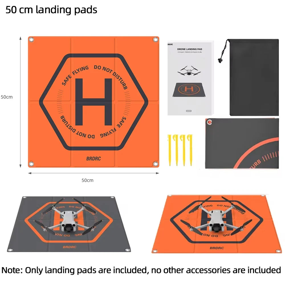 BRDRC Foldable Landing Pads for DJI Mavic 4 Pro/Air 3S/Neo 2/Mini 5 Pro/4 Pro/Mini 3/Mini 4K/2 Drone Mat Quadcopters Accessories