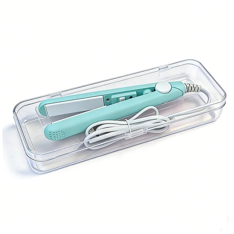 New Curling Iron Mini Hair Straightener Iron Ceramic Straightening Styling Tools Hair Curler Flat Iron Beard Straightener