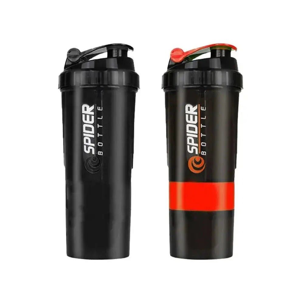 Portable Exercise Shaker with Mixing Compartments