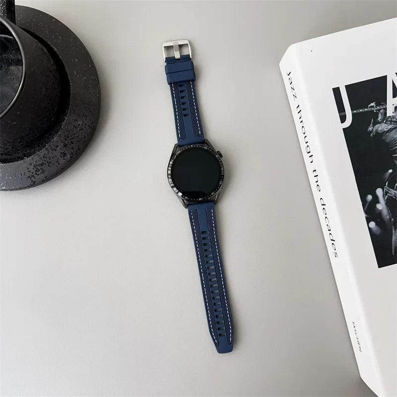 Motorola Moto Watch Silicone Band with Canvas-Look Texture