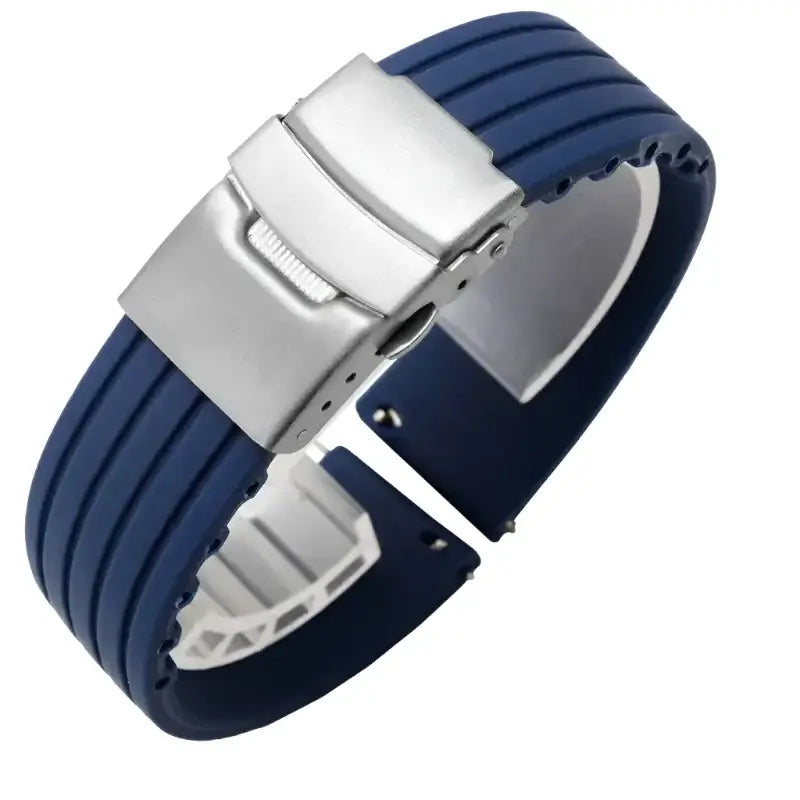 Suunto Race, Vertical & 9 Peak Ribbed Silicone Band, Folding Clasp