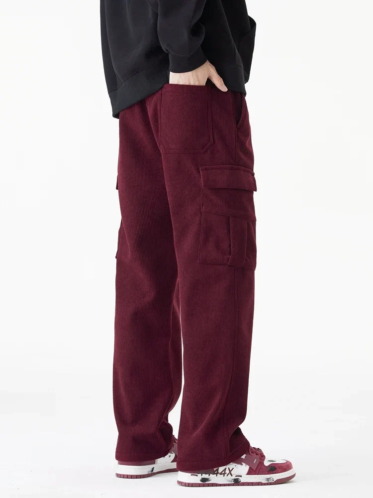 Cozy and Practical Fleece Lined Cargo Pants