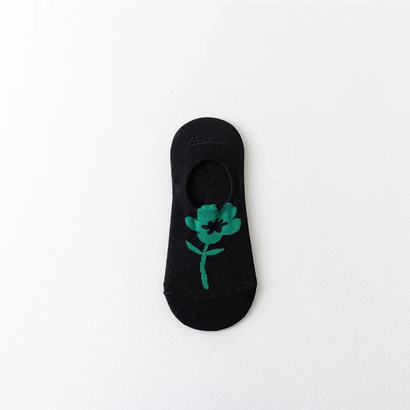 New Women Socks Korean Style Flower Trend Casual Cotton Socks Girls Frilly Ruffle Cute Sweet Breathable Kawaii Crew Socks Girls