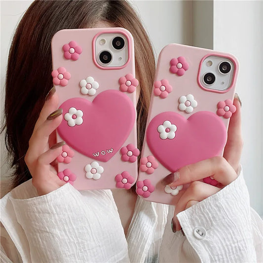 Funda para iPhone Corazón Sakura