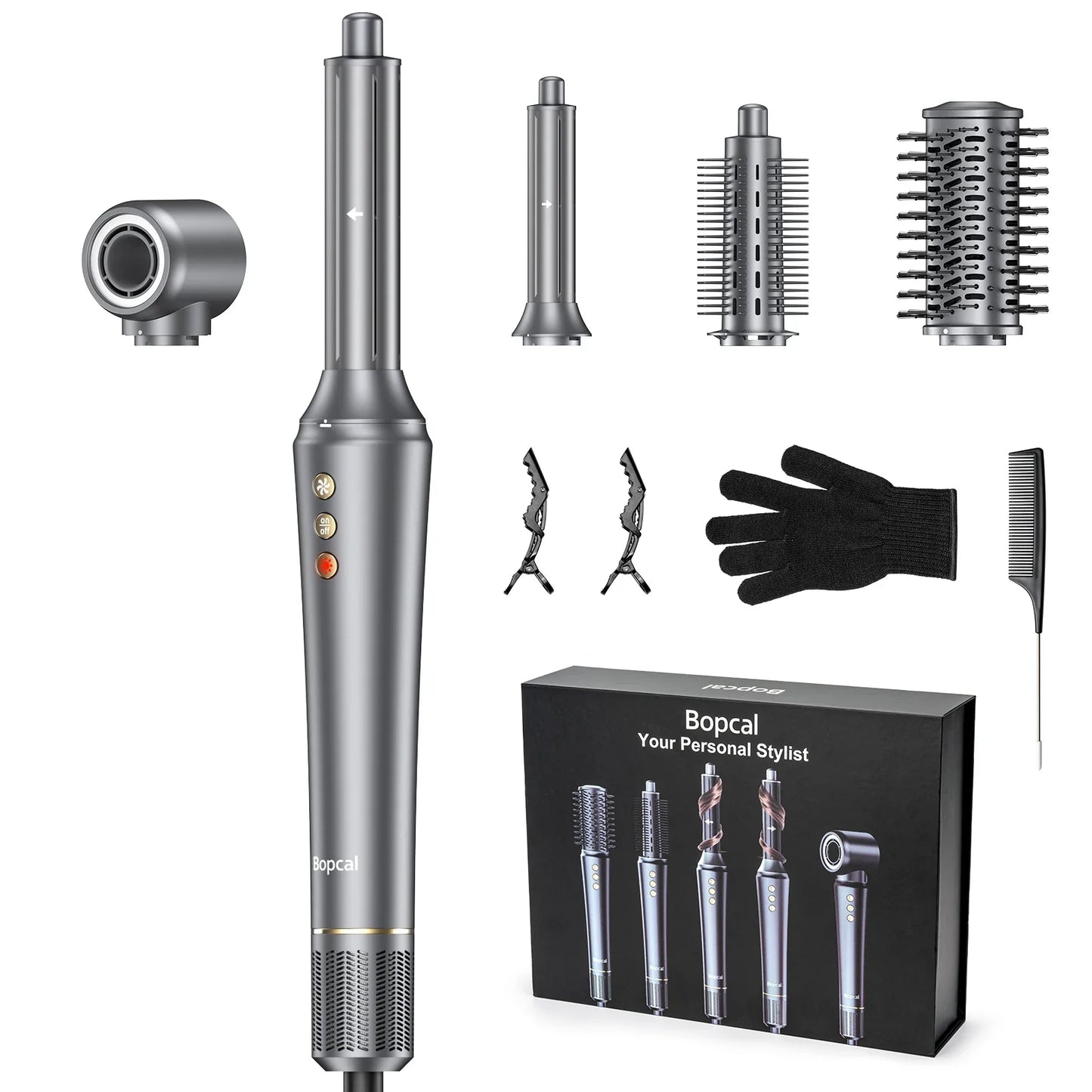BOPCAL 5 In 1 Hair Dryer Multifunctional Styling Tool 1200W