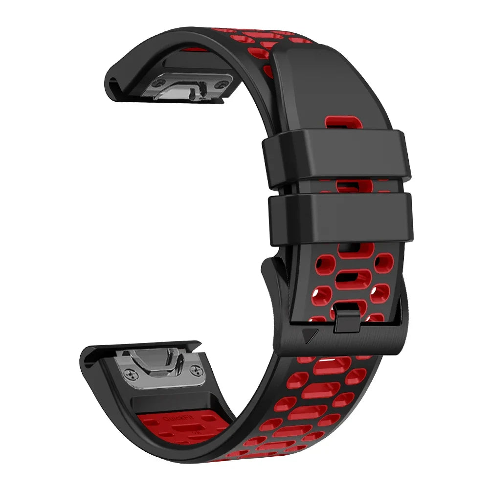 Garmin QuickFit 22/26mm Breathable Two-Tone Silicone Band