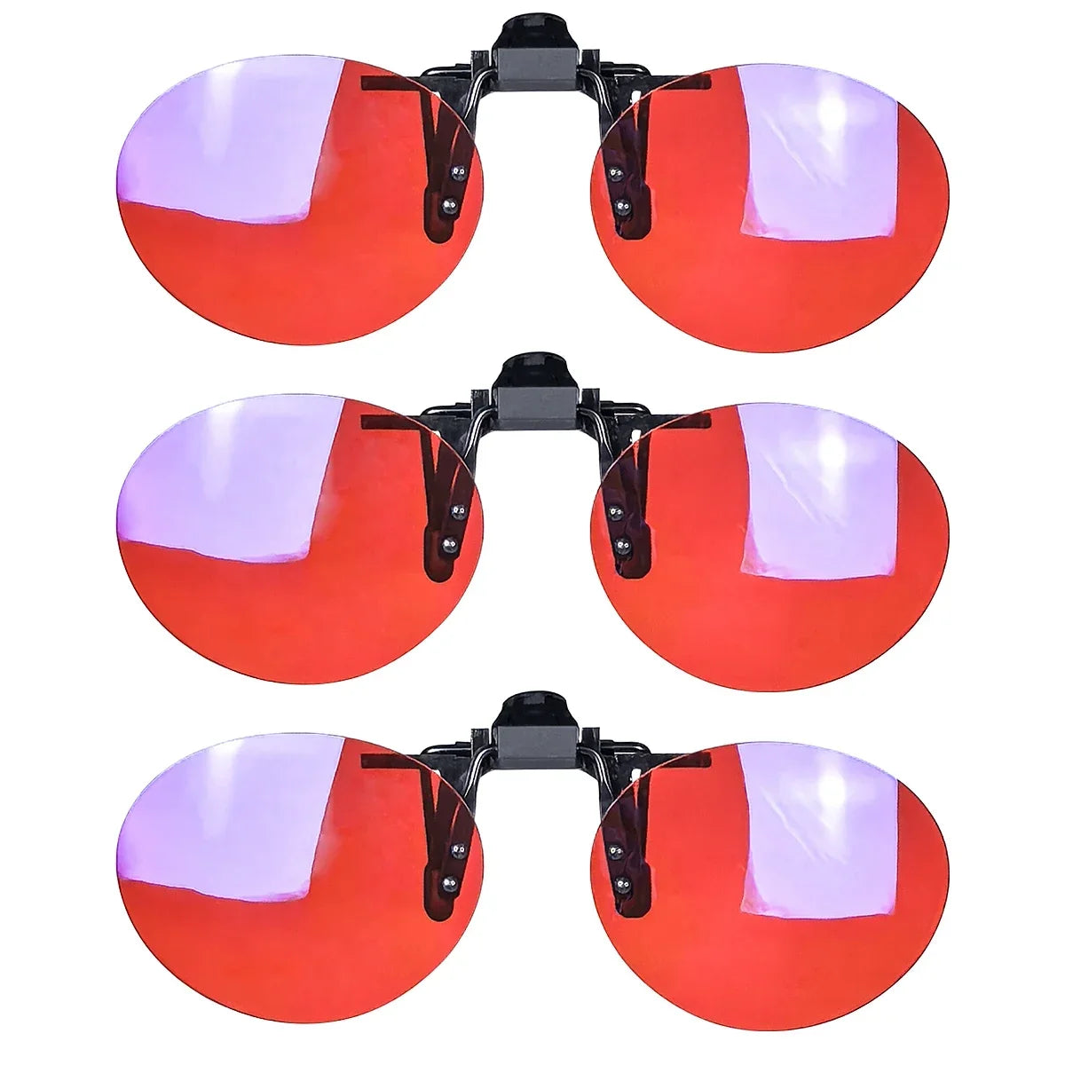 Anti Blue Light Lenses Clip On Red Lenses Better Sleep Clip On Orange Lens For Gaming Or Working Yellow Driving Lens Polarized