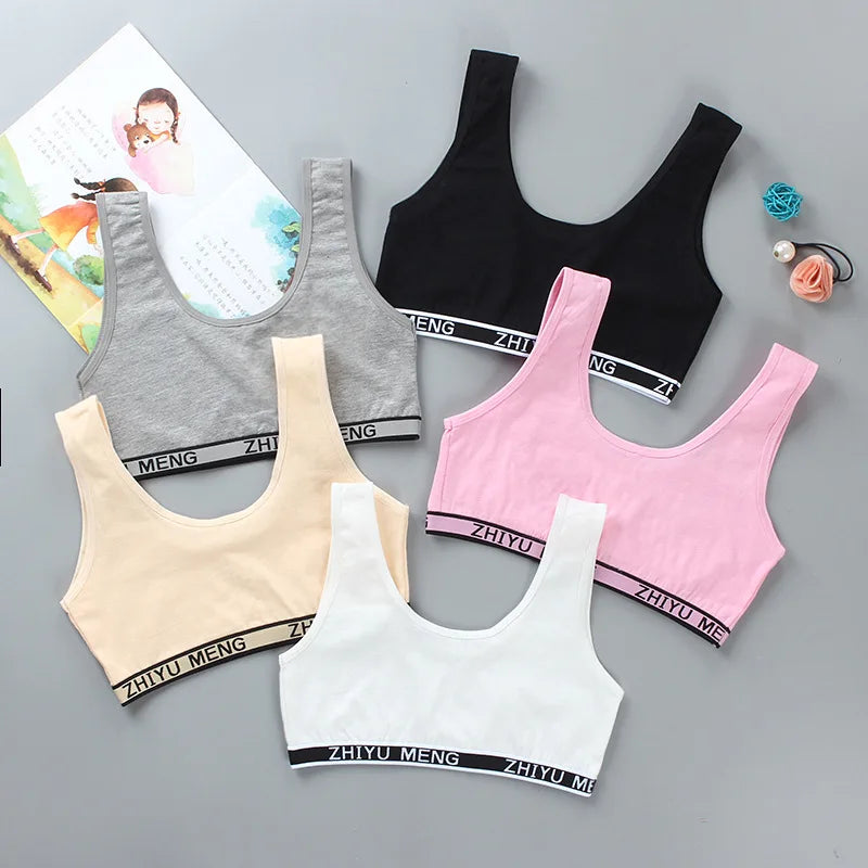Girls Cotton Sports Bras (8-14)
