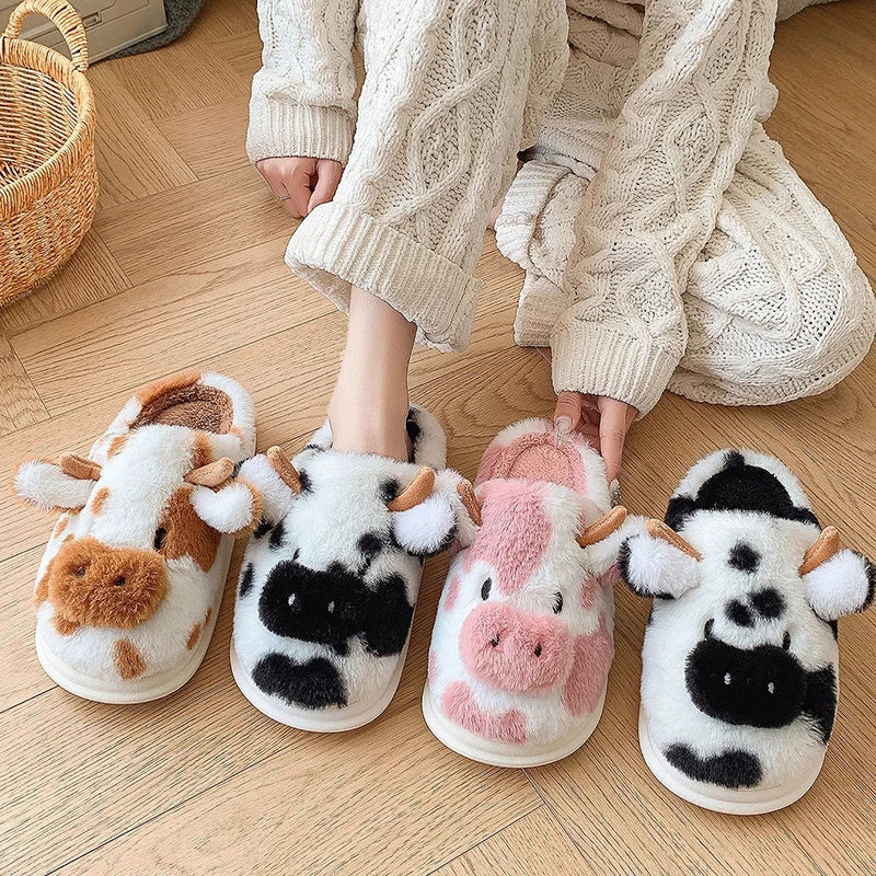 Cute Cow Slippers