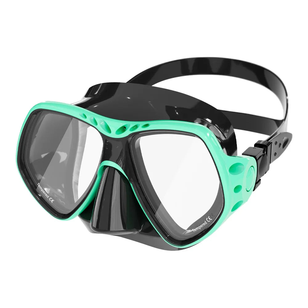 New Multi-Style Adult Scuba Diving Mask Swimming Goggles Scuba Snorkel Silicone HD Anti-Fog Tempered Glass Diving Goggles Gifts