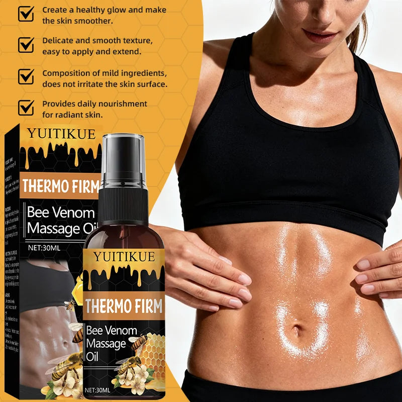 YUITIKUE Firming Bee Venom Massage Oil for joint and muscle relief, barrier-strengthening hydration, and knee body massage